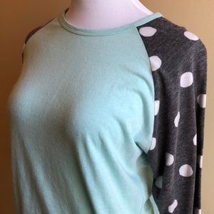 Lularoe Randy XL MINT with Gray. Unicorn!